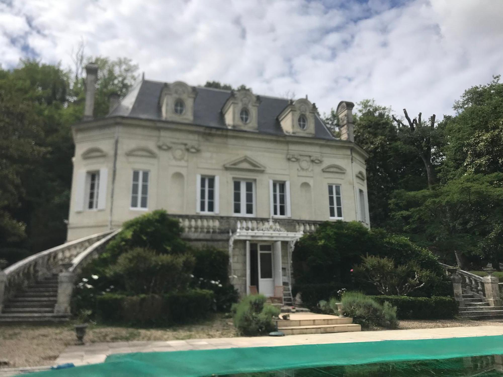 Chateau La Palue Coutras Esterno foto